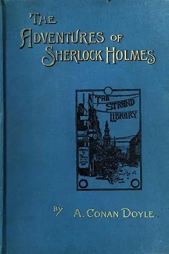 Portada de The Adventures of Sherlock Holmes